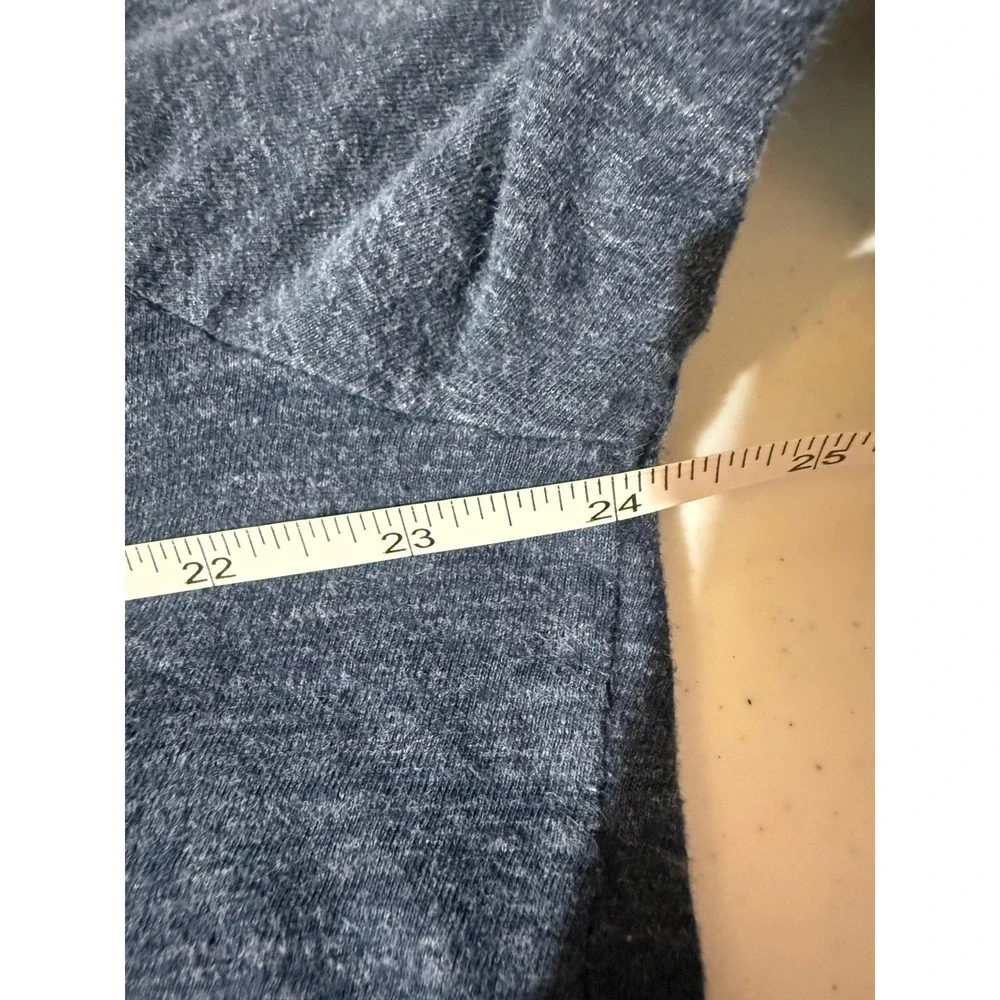 Polo Ralph Lauren Custom Slim Fit Blue‎ Heather Long Sleeve Tee Shirt XL